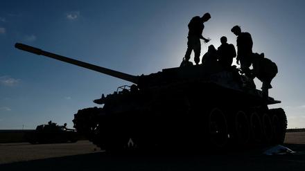 Kämpfer der LNA-Miliz von Khalifa Haftar