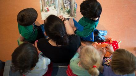 Auch in Kitas sollen Empfänger des solidarischen Grundeinkommens in Zukunft arbeiten. Etwa könnten sie hier den Erziehern.
