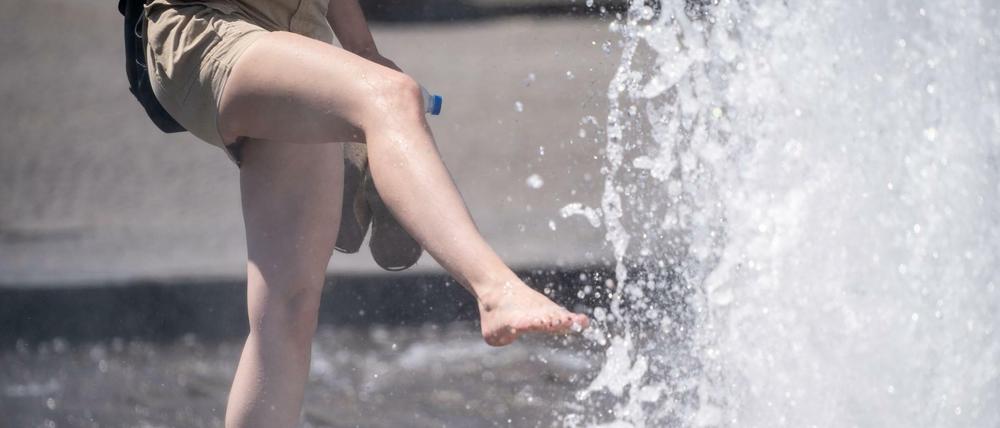 Springbrunnen im Berliner Lustgarten