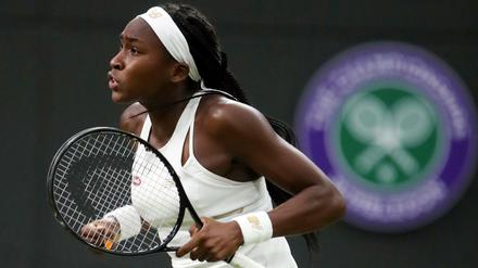 Immer mehr. Die 15-jährige Cori Gauff ist in Wimbledon noch lange nicht fertig.