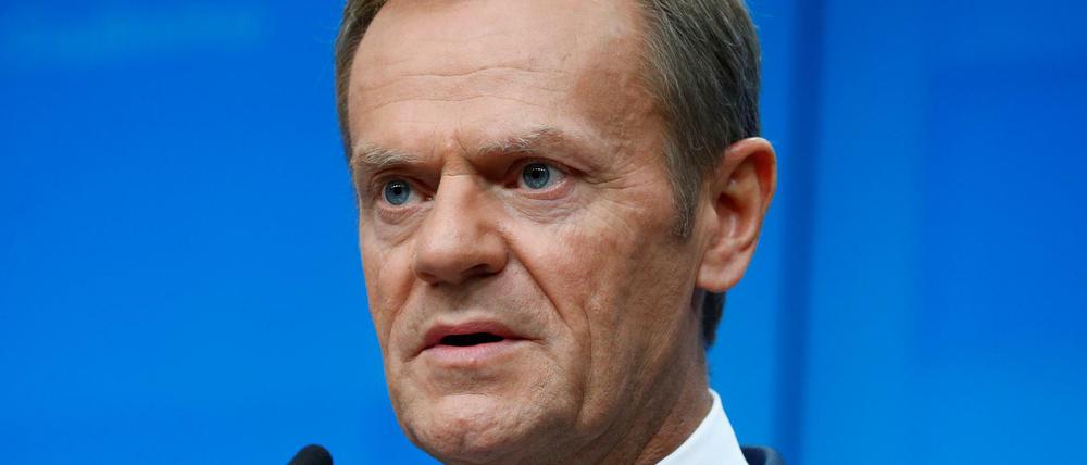 EU-Ratschef Donald Tusk.