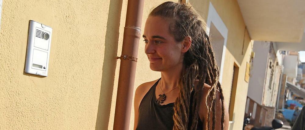 Carola Rackete auf Lampedusa