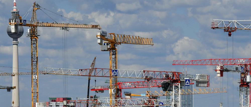 Die Zahlen beim Wohnungsbau sind so gut wie lange nicht mehr in Berlin. Der Mietendeckel könnte diese Entwicklung jedoch bremsen.