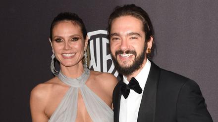 Heidi Klum und Tom Kaulitz bei den 2019 InStyle and Warner Bros. 76th Annual Golden Globe Awards.