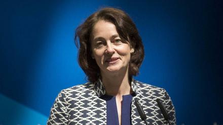 Katarina Barley, Bundesministerin a.D., spricht im Rahmen der Amtsuebergabe im Bundesministerium fuer Justiz und Verbraucherschutz in Berlin, 27.06.2019. Berlin Germany *** Katarina Barley, Federal Minister a D , speaks at the handover of office at the Federal Ministry of Justice and Consumer Protection in Berlin, 27 06 2019 Berlin Germany PUBLICATIONxINxGERxSUIxAUTxONLY Copyright: xFlorianxGaertner/photothek.netx