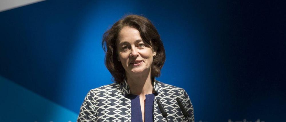 Katarina Barley, Bundesministerin a.D., spricht im Rahmen der Amtsuebergabe im Bundesministerium fuer Justiz und Verbraucherschutz in Berlin, 27.06.2019. Berlin Germany *** Katarina Barley, Federal Minister a D , speaks at the handover of office at the Federal Ministry of Justice and Consumer Protection in Berlin, 27 06 2019 Berlin Germany PUBLICATIONxINxGERxSUIxAUTxONLY Copyright: xFlorianxGaertner/photothek.netx
