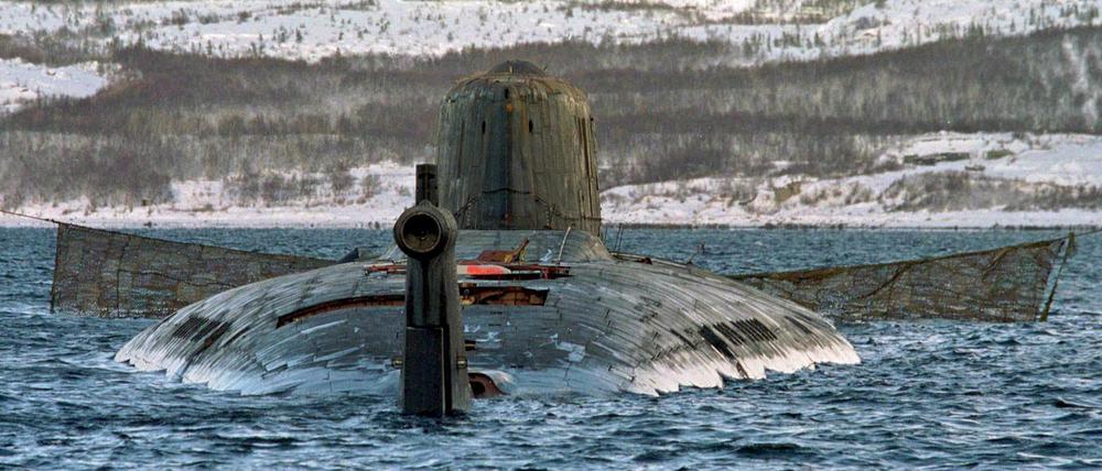 Das Atom-U-Boot "Kursk" wurde im August 2000 zum Massengrab.