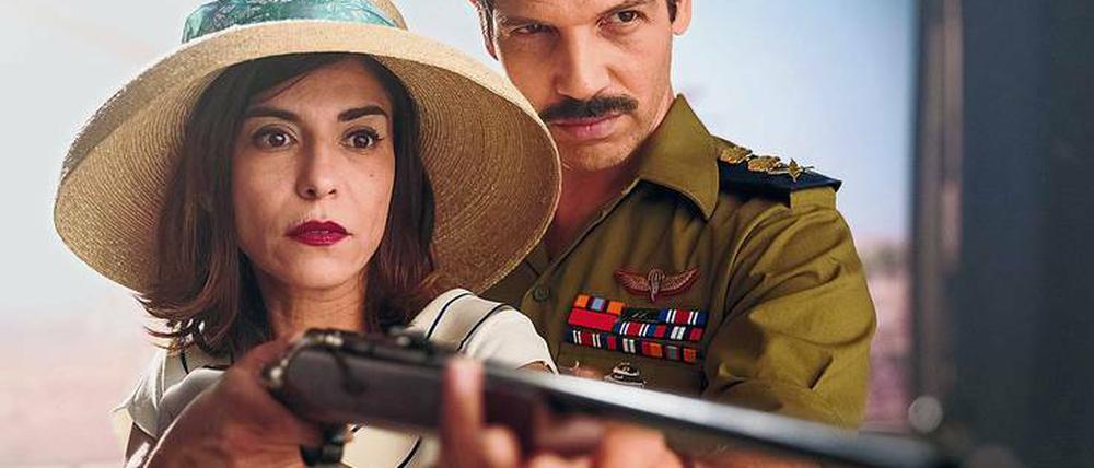 Zwischen den Fronten. Tala (Lubna Azabal) und Yehuda (Yousef Sweid).