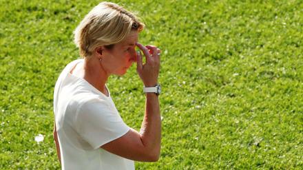 Martina Voss-Tecklenburg hat im Turnier häufig die Startelf geändert. Gebracht hat es letztlich nichts. 