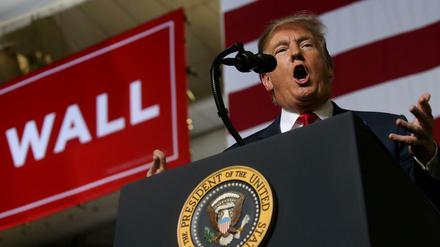 Ständig im Wahlkampfmodus: Donald Trump im Februar bei einer Kundgebung in El Paso, Texas.