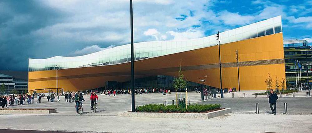 Die perfekte Welle. Oodi setzt auch architektonisch Akzente.