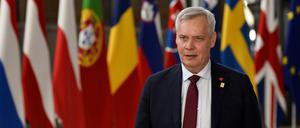 Finnland tritt seinen Posten nach Einschätzung von Premier Rinne in schwierigen Zeiten an: "Die Werte der EU werden in Frage gestellt."