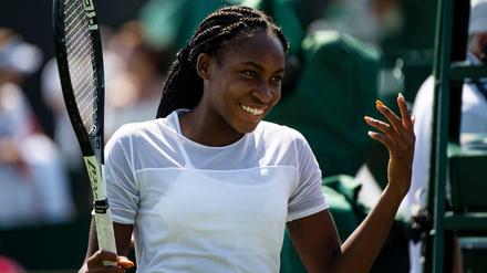 Cori Gauff überraschte in der ersten Runde gegen Venus Williams.