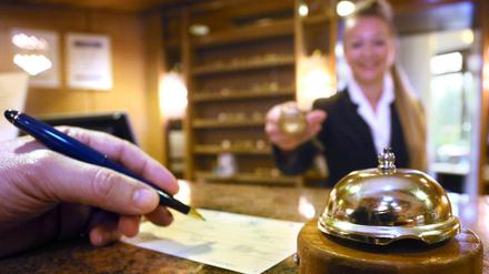 Bald vorbei? Grüne sind gegen Meldezettel in Hotels.