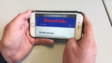 Das Online-Portal der AfD „Blick nach Links“.