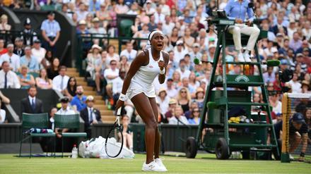 Das Märchen geht weiter: Die US-Amerikanerin Cori Gauff steht im Achtelfinale.