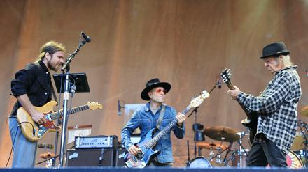 Hütchenspieler. Neil Young am Mittwochabend in der Waldbühne.