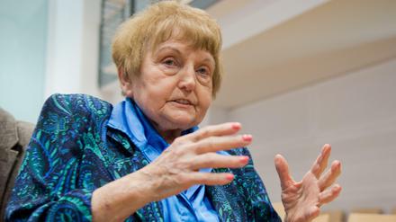 Die Auschwitz-Überlebende Eva Kor. Die 85-jährige gebürtige Rumänin vergab dem SS-Mann Oskar Gröning.