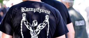 „Kampfzone“? Das Selbstbild der Neonazi-Szene. (Archivbild)