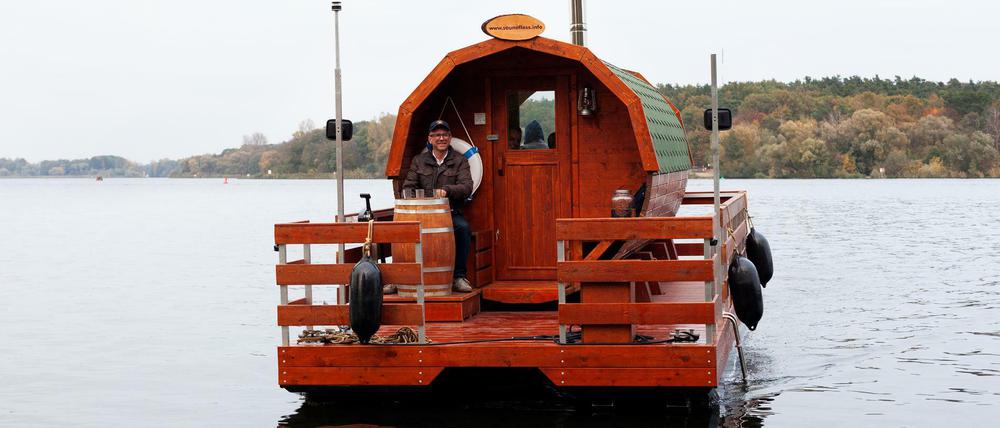 Ein Floß auf der Havel in Berlin (Symbolbild).