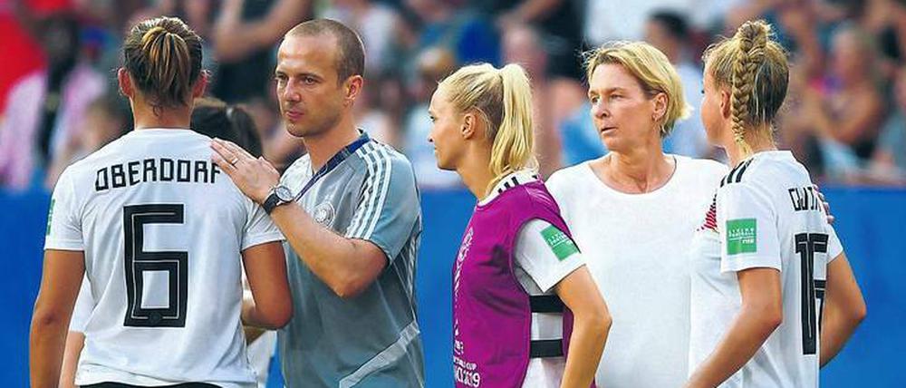 Schluss und raus. Für die Deutschen war die WM bereits nach dem Viertelfinale gegen Schweden vorbei.