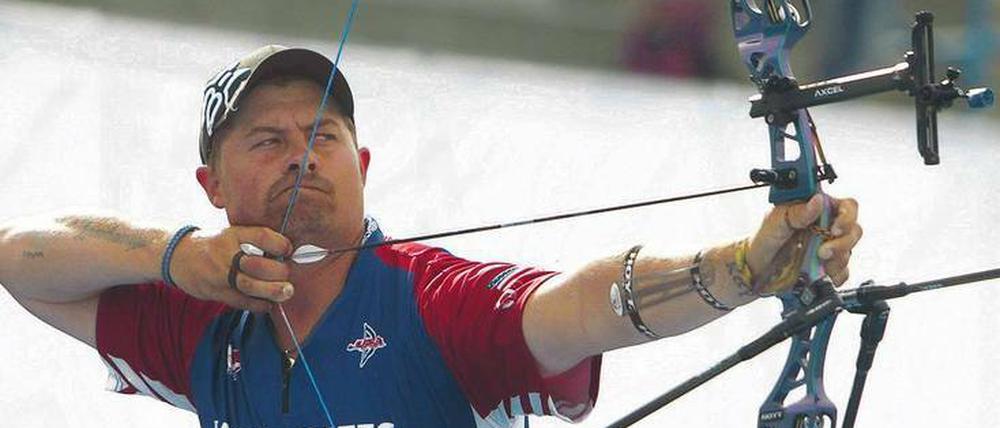 Die Scheibe im Blick: Brady Ellison ist einer der besten seiner Zunft.