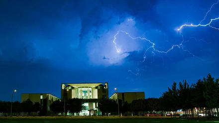 Gewitterkiller Mitte: Weil hier so viele Flächen zubetoniert sind, geht Gewittern hier oft die Puste aus.