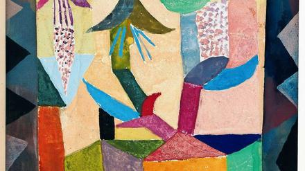 Pflanzenfantasie. Paul Klees „Himmelsblüten über dem gelben Haus (das auserwählte Haus)“ aus dem Jahr 1917. 