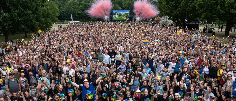 85.000 Spieler aus der ganzen Welt trafen sich im Westfalenpark und 200.000 spielten zudem im Raum Dortmund.