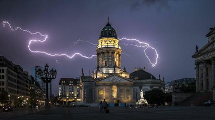 „Die schwersten Gewitter kommen aus Nordwest.“ Der Experte hat da eine andere Meinung.