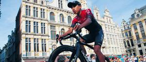 Alles schaut auf ihn. Egan Bernal vom Team Ineos gilt als bester Allrounder im Feld und als Topfavorit auf den Gesamtsieg. 