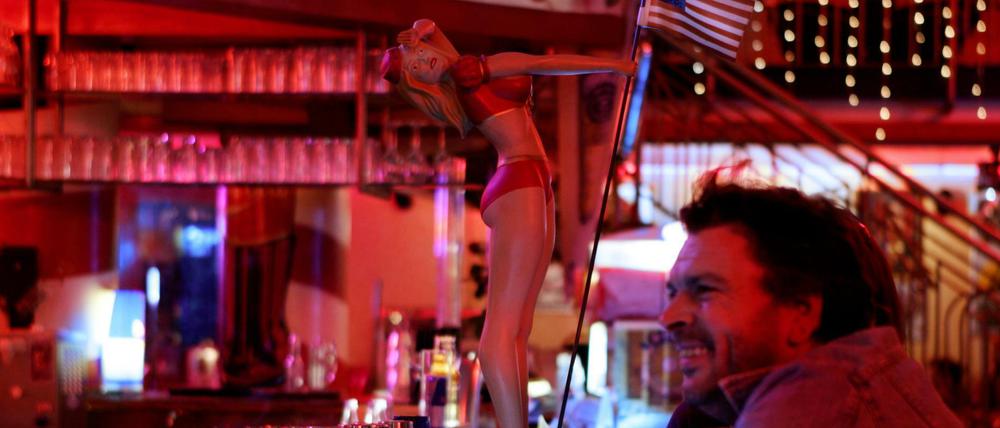 Im amerikanischen Diner „Route66“ in Wilmersdorf kann man am Sonntagnachmittag das WM-Finale schauen.