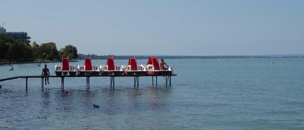 Der Balaton bot Generationen Sonne, Wasser und Glück. In Aliga könnte das jetzt in Gefahr sein.