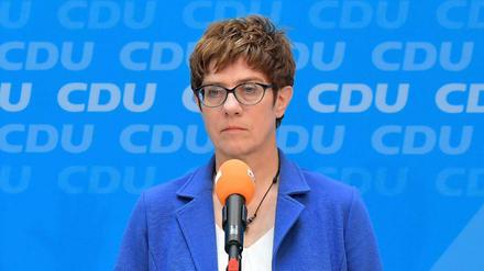 CDU-Chefin Annegret Kramp-Karrenbauer.