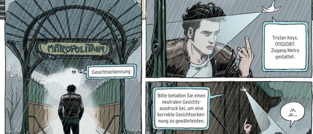 Digitale Diktatur: Eine Szene aus „Paris 2119“.