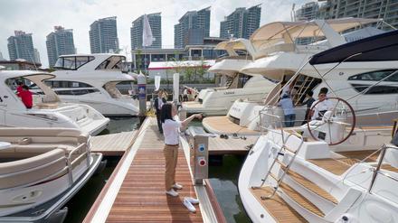 Luxus-Show in Hainan: In China gibt es besonders viele Superreiche. 