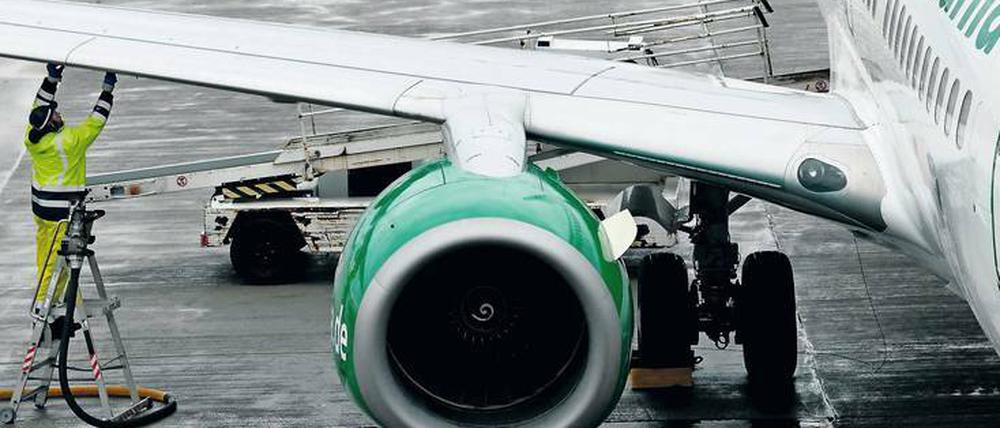 Bild aus besseren Zeiten. Die viertgrößte deutsche Airline Germania musste im Februar Insolvenz anmelden. 