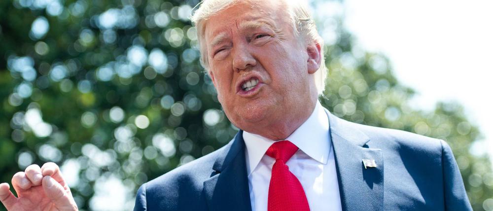 Donald Trump schimpft über Londons Botschafter in den USA. 