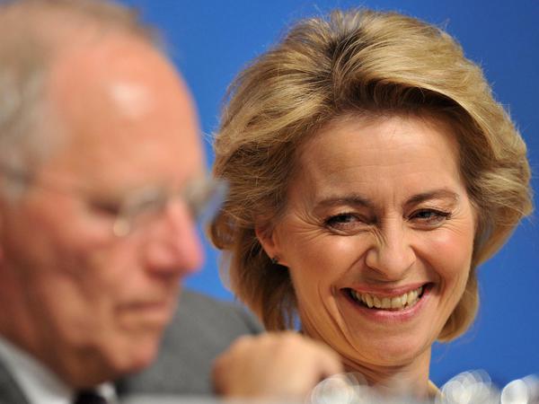 Von Wolfgang Schäuble unterstützt: Ursula von der Leyen (CDU), hier ein Archivbild aus dem Jahr 2011.