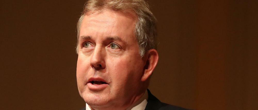 Kim Darroch, Botschafter von Großbritannien in den USA. Durchgesickerte Berichte des britischen Botschafters in den USA lösen einen Schlagabtausch zwischen London und Washington aus.