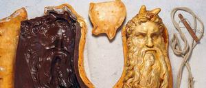 Elastische Form. Moses nach Michelangelo Buonarotti (Grabmal für Papst Julius II.), Gelatineform, 1914.