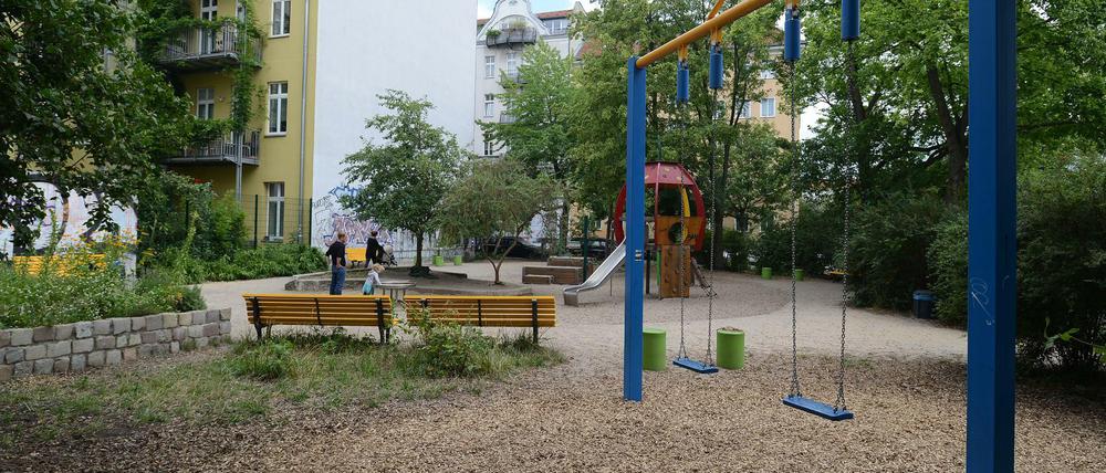 Steht auf dem Spiel: Die Grünfläche an der Liselotte-Herrmann-Straße.