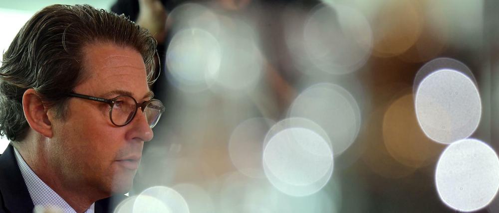 Verkehrsminister Andreas Scheuer in einer Kabinettssitzung im Juni.