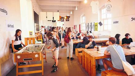 Vom Spiel zur Kunst. Das studentische Café lässt für kurze Zeit den Kopf frei werden.