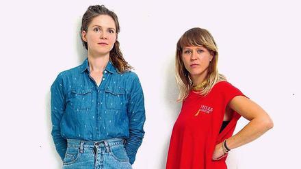 Marie Jeschke (rechts) und Anja Langer werden bei der Umsetzung ihrer Geschäftsidee vom Career Center der UdK Berlin unterstützt.