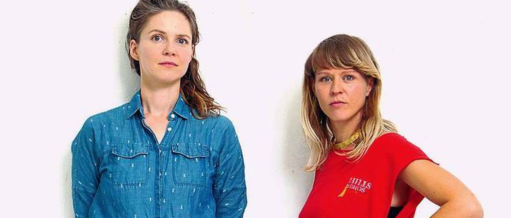 Marie Jeschke (rechts) und Anja Langer werden bei der Umsetzung ihrer Geschäftsidee vom Career Center der UdK Berlin unterstützt.
