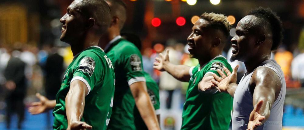 Hier sind wir! Madagaskar steht sensationell im Viertelfinale des Afrika-Cups.