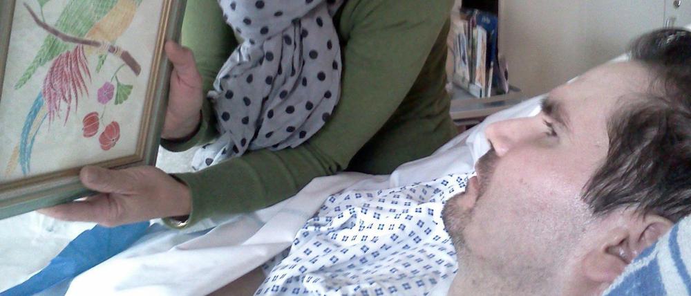 Vincent Lambert mit seiner Mutter. (Archivbild)