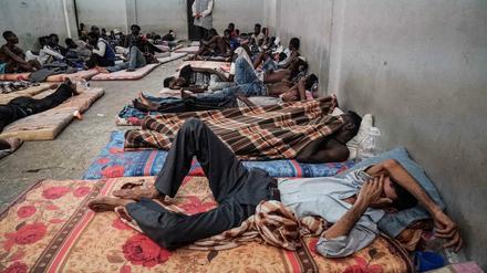 Katastrophale Zustände herrschen in Libyens Internierungscamps.