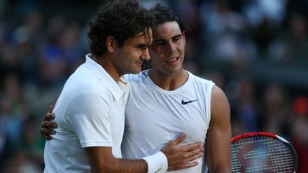 Rivalen. Die Duelle zwischen Roger Federer und Rafael Nadal sind seit jeher etwas Besonderes.